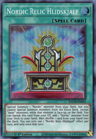 Nordic Relic Hlidskjalf [BACH-EN055] Super Rare - Yugioh Cards For Your TCG Needs!