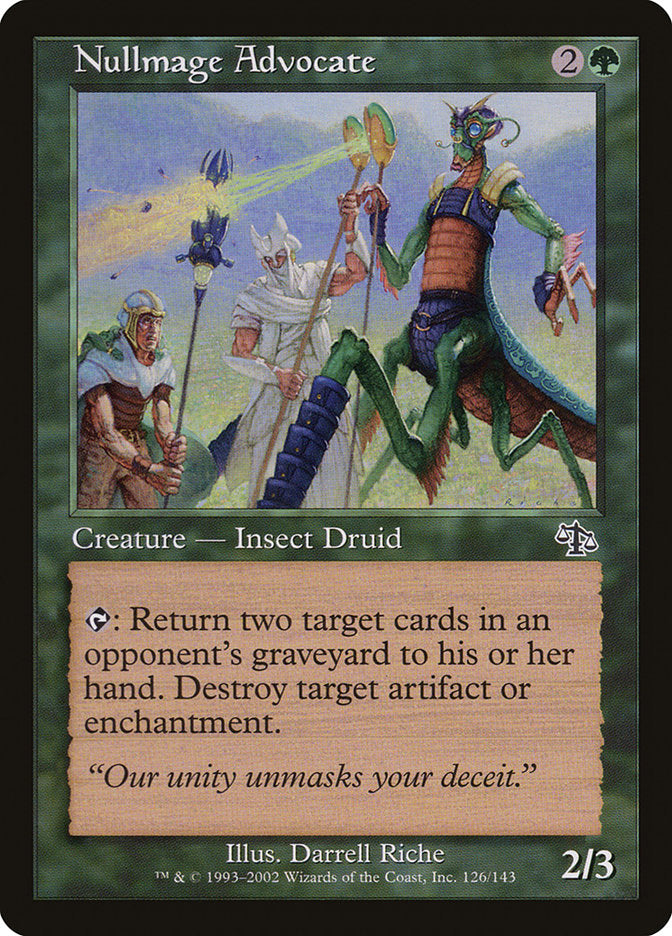 Nullmage Advocate [Judgment] Magic: The Gathering