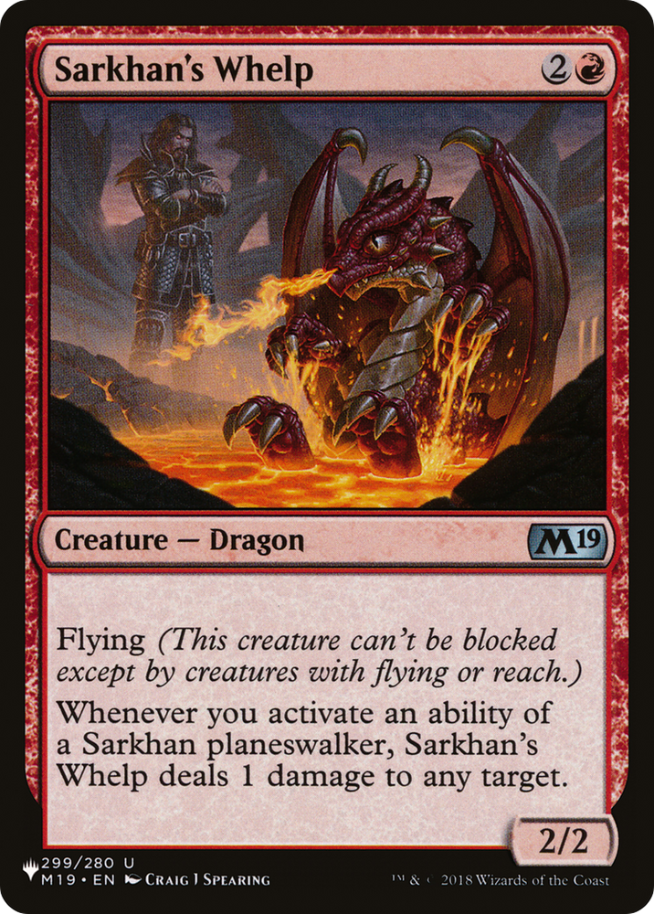Sarkhan's Whelp [The List] Magic: The Gathering