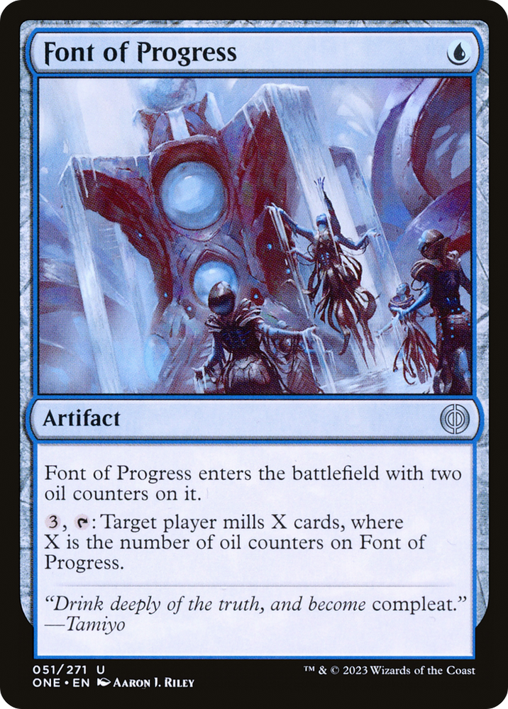 Font of Progress [Phyrexia: All Will Be One] Magic: The Gathering