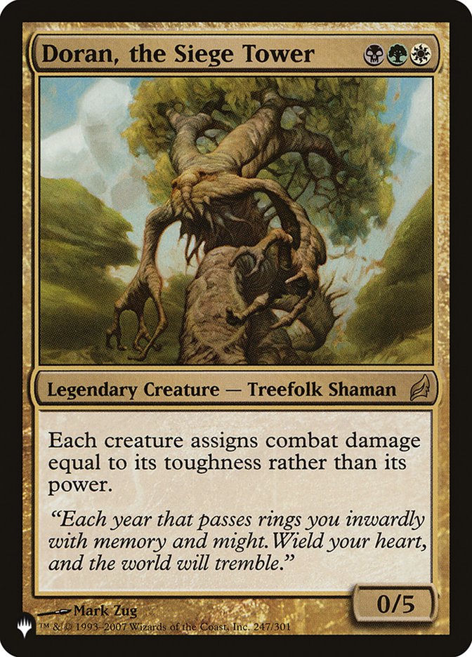 Doran, the Siege Tower [The List] Magic: The Gathering