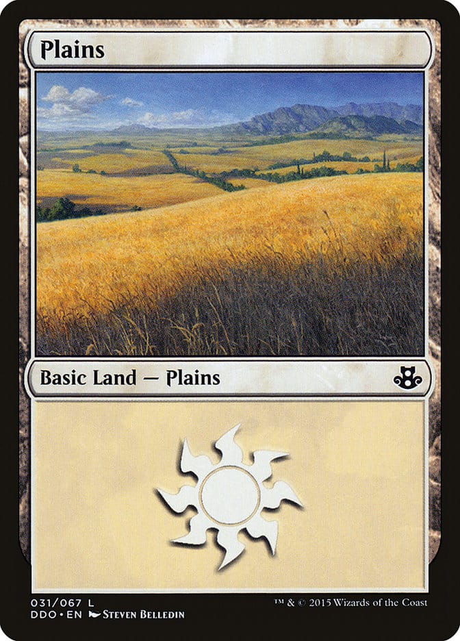 Plains (31) [Duel Decks: Elspeth vs. Kiora] Magic: The Gathering