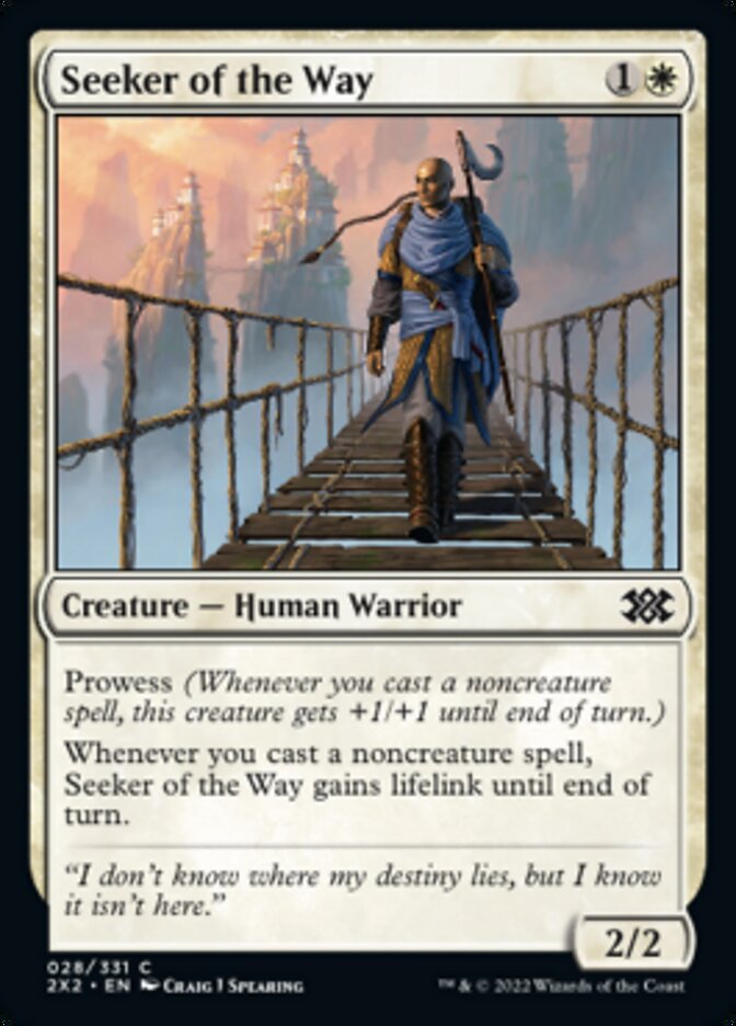 Seeker of the Way [Double Masters 2022] Magic: The Gathering