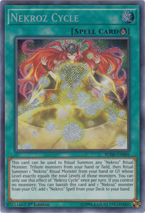Nekroz Cycle [BLHR-EN086] Secret Rare - Yugioh Cards For Your TCG Needs!
