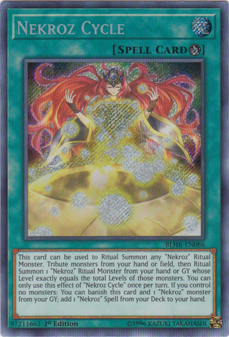 Nekroz Cycle [BLHR-EN086] Secret Rare - Yugioh Cards For Your TCG Needs!