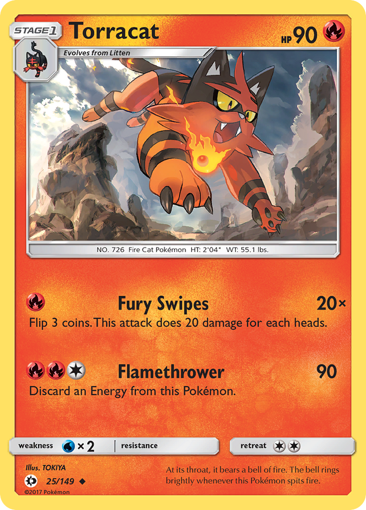 Torracat (25/149) [Sun & Moon: Base Set] Pokémon