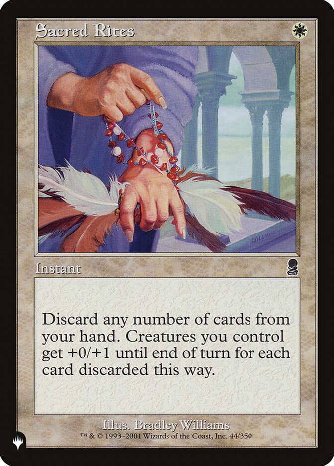 Sacred Rites [The List] Magic: The Gathering