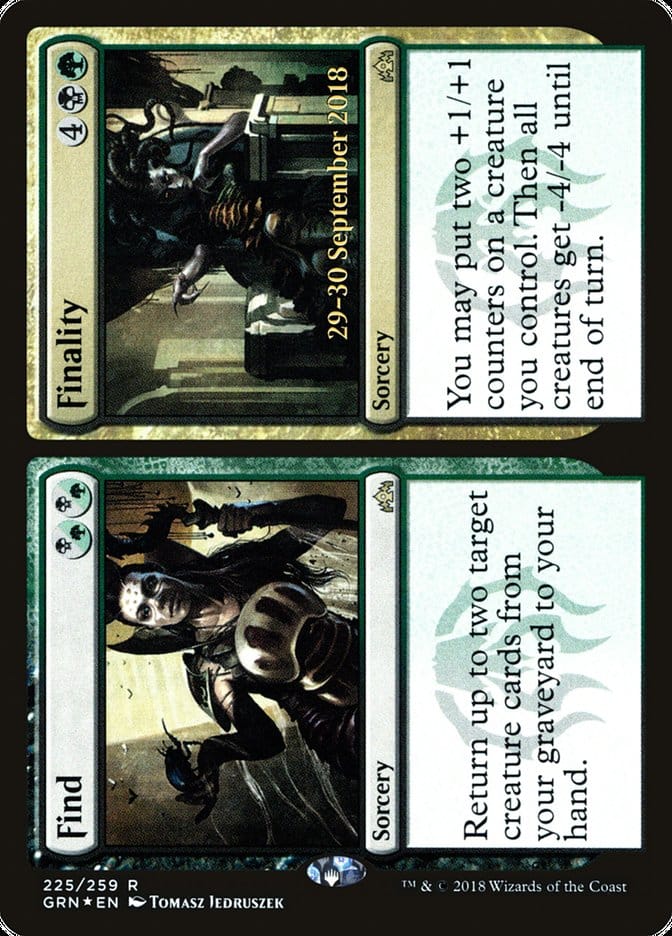 Find // Finality [Guilds of Ravnica Prerelease Promos] Magic: The Gathering