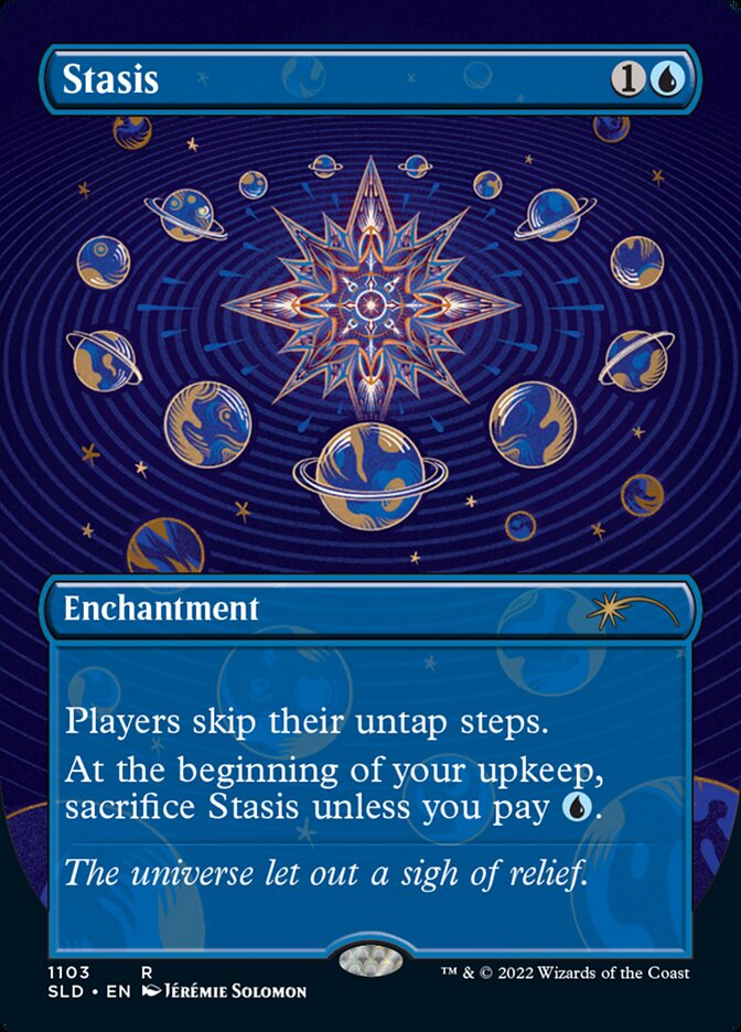 Stasis (Borderless) [Secret Lair Drop Series] Magic: The Gathering