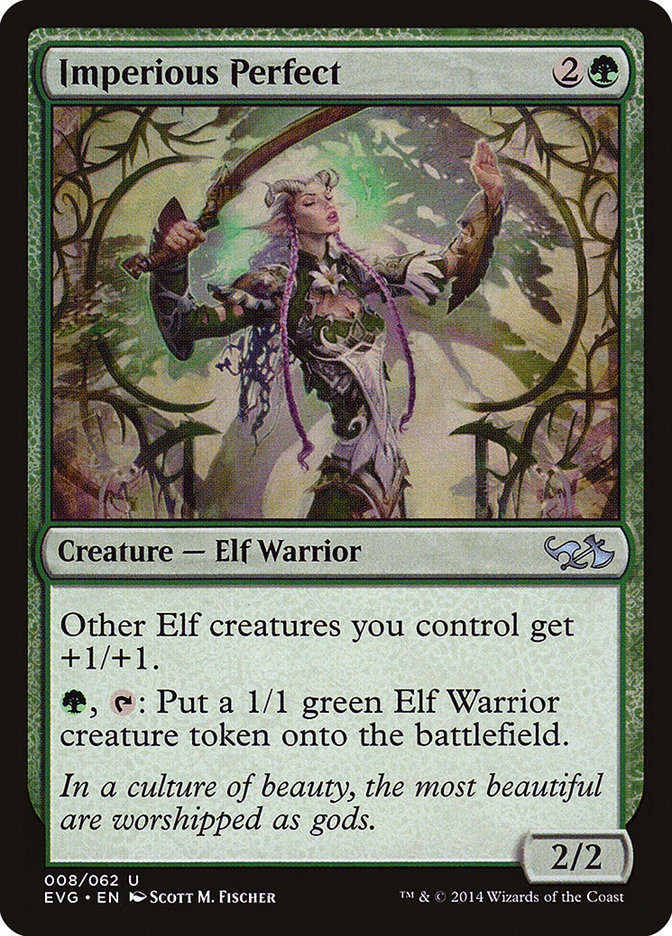 Imperious Perfect (Elves vs. Goblins) [Duel Decks Anthology] Magic: The Gathering