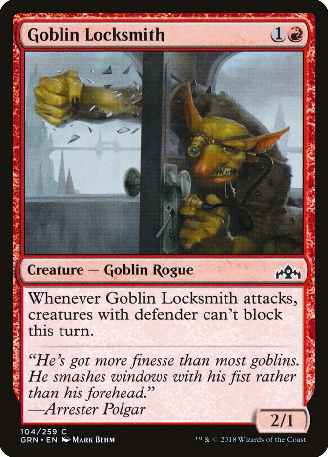 Goblin Locksmith [Guilds of Ravnica] Magic: The Gathering