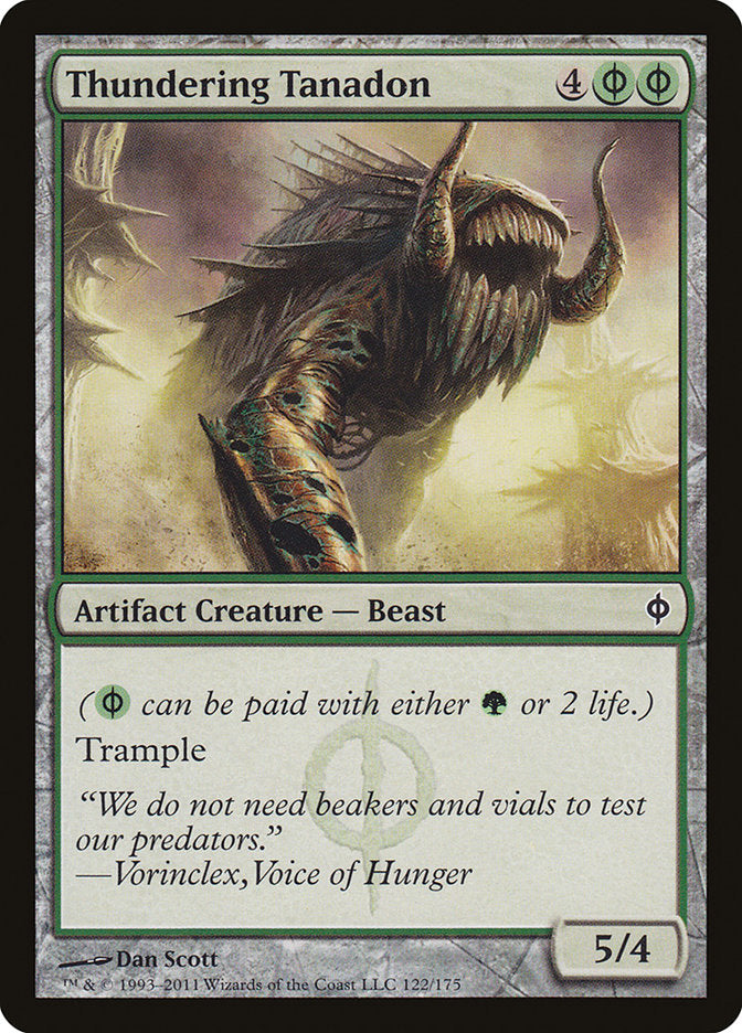 Thundering Tanadon [New Phyrexia] Magic: The Gathering