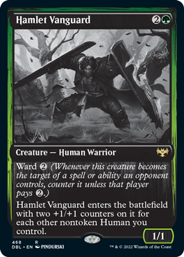 Hamlet Vanguard [Innistrad: Double Feature] Magic: The Gathering