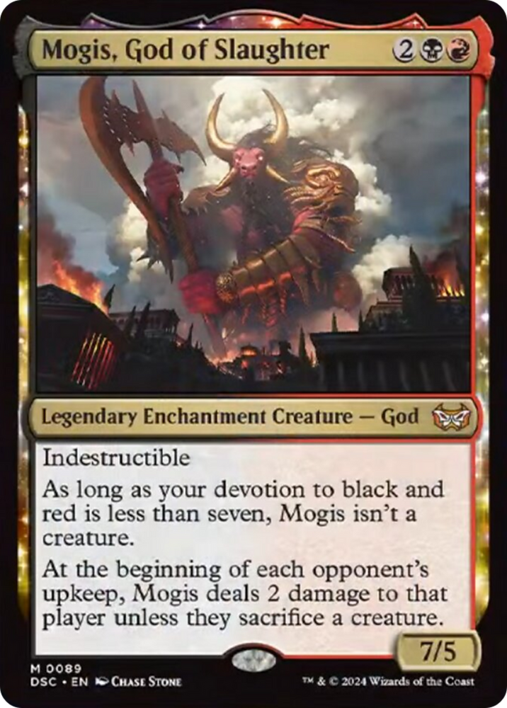 Mogis, God of Slaughter [Duskmourn: House of Horror Commander] Magic: The Gathering