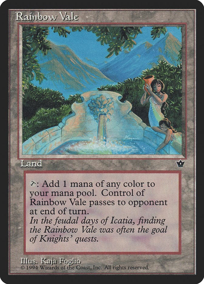 Rainbow Vale [Fallen Empires] Magic: The Gathering