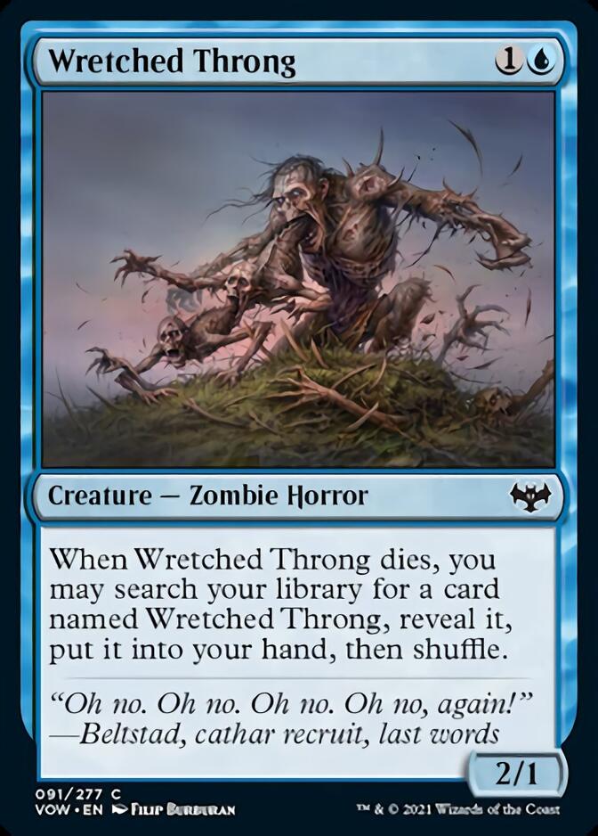 Wretched Throng [Innistrad: Crimson Vow] Magic: The Gathering