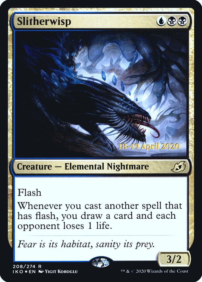 Slitherwisp [Ikoria: Lair of Behemoths Prerelease Promos] Magic: The Gathering