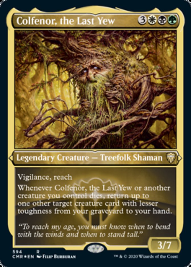 Colfenor, the Last Yew (Etched) [Commander Legends] Magic: The Gathering