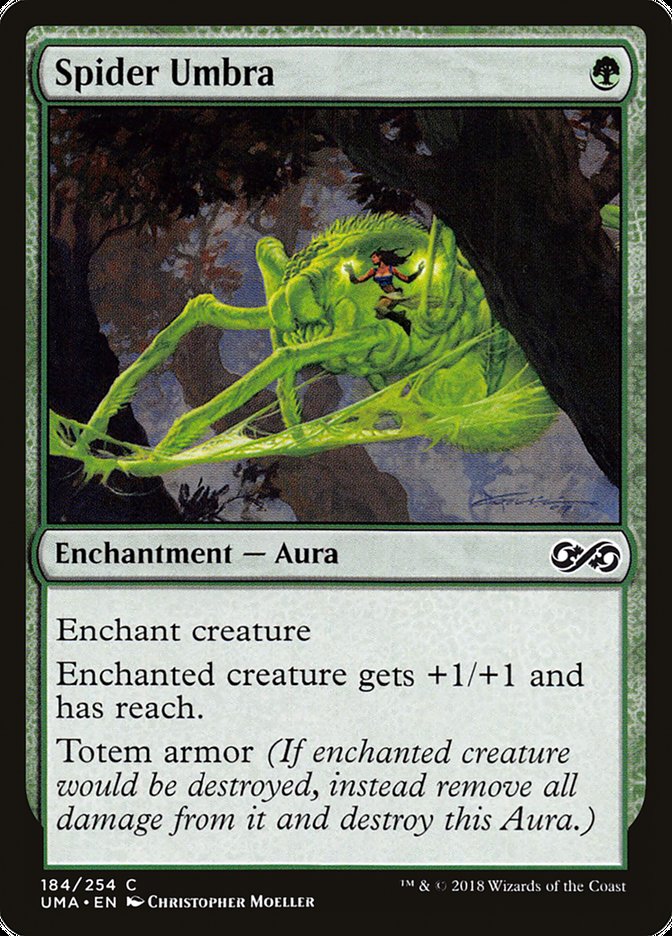 Spider Umbra [Ultimate Masters] Magic: The Gathering