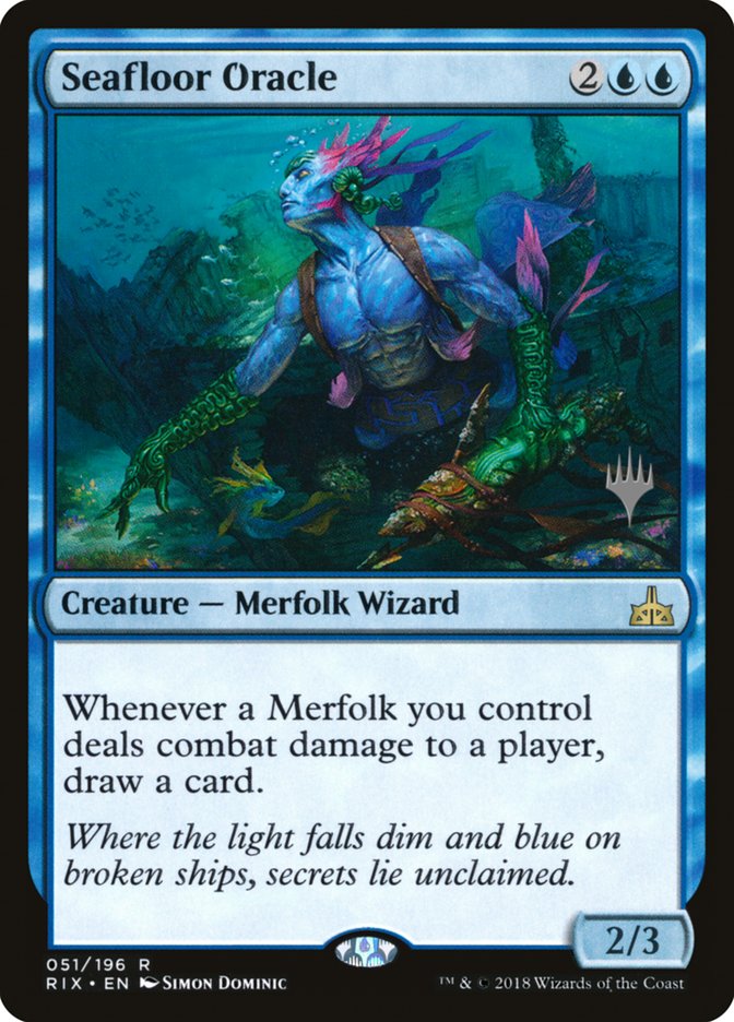 Seafloor Oracle (Promo Pack) [Rivals of Ixalan Promos] Magic: The Gathering