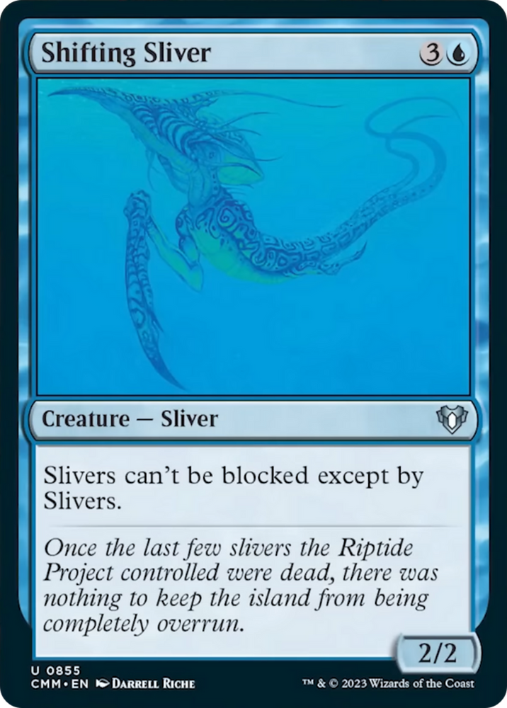 Shifting Sliver [Commander Masters] Magic: The Gathering