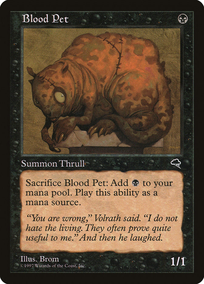 Blood Pet [Tempest] Magic: The Gathering