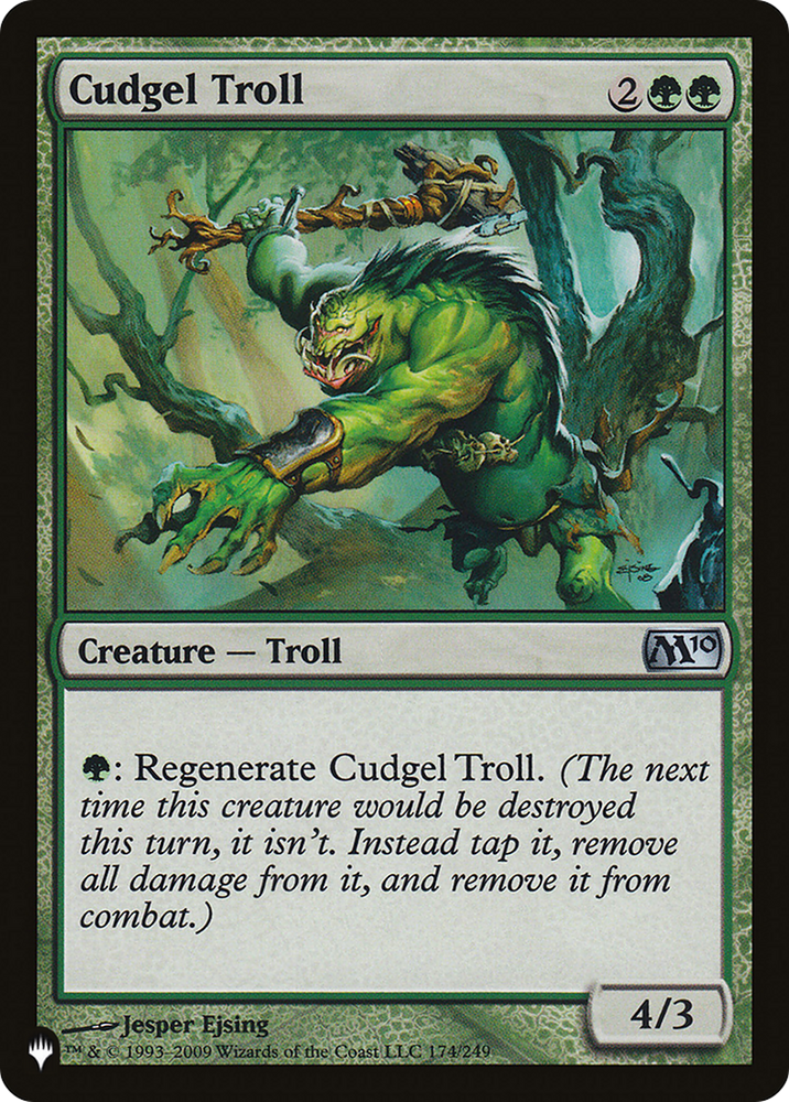 Cudgel Troll [The List] Magic: The Gathering