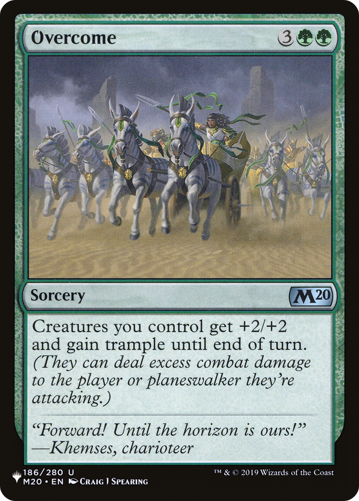 Overcome [The List] Magic: The Gathering
