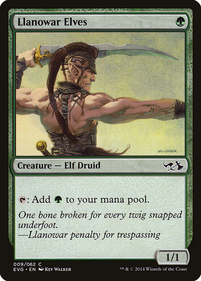 Llanowar Elves (Elves vs. Goblins) [Duel Decks Anthology] Magic: The Gathering