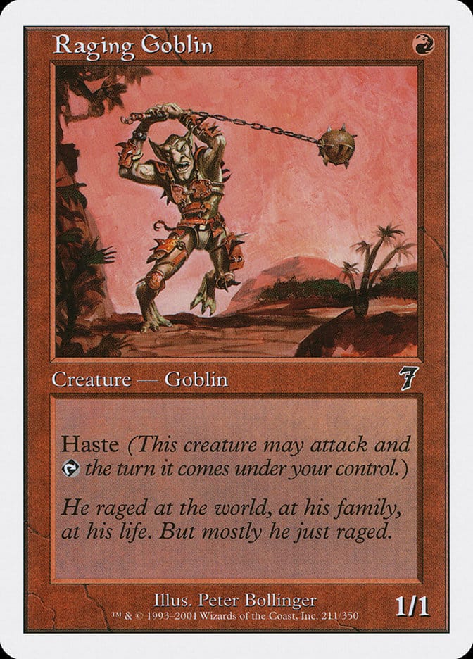 Raging Goblin [Seventh Edition] Magic: The Gathering