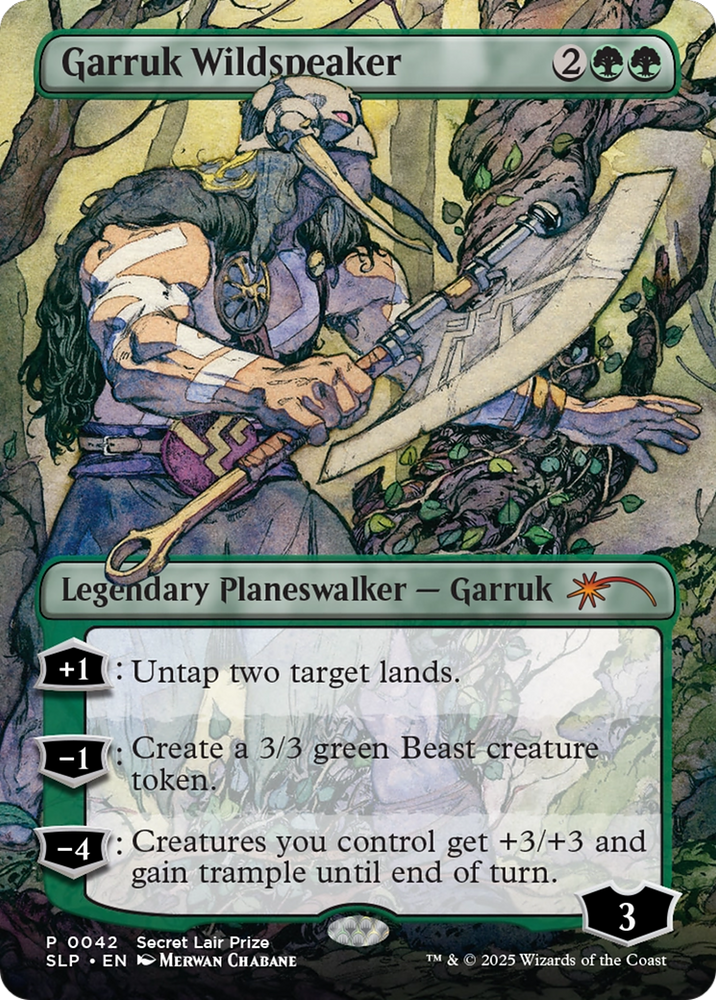 Garruk Wildspeaker [Secret Lair Showdown] Magic: The Gathering