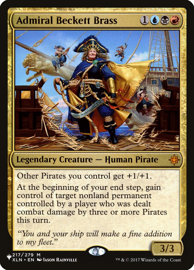 Admiral Beckett Brass [The List] Magic: The Gathering