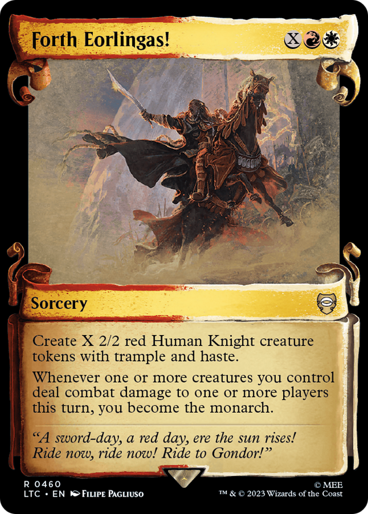 Forth Eorlingas! [The Lord of the Rings: Tales of Middle-Earth Commander Showcase Scrolls] Magic: The Gathering