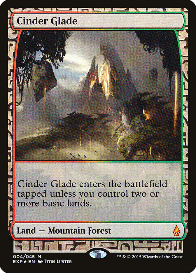 Cinder Glade [Zendikar Expeditions] Magic: The Gathering