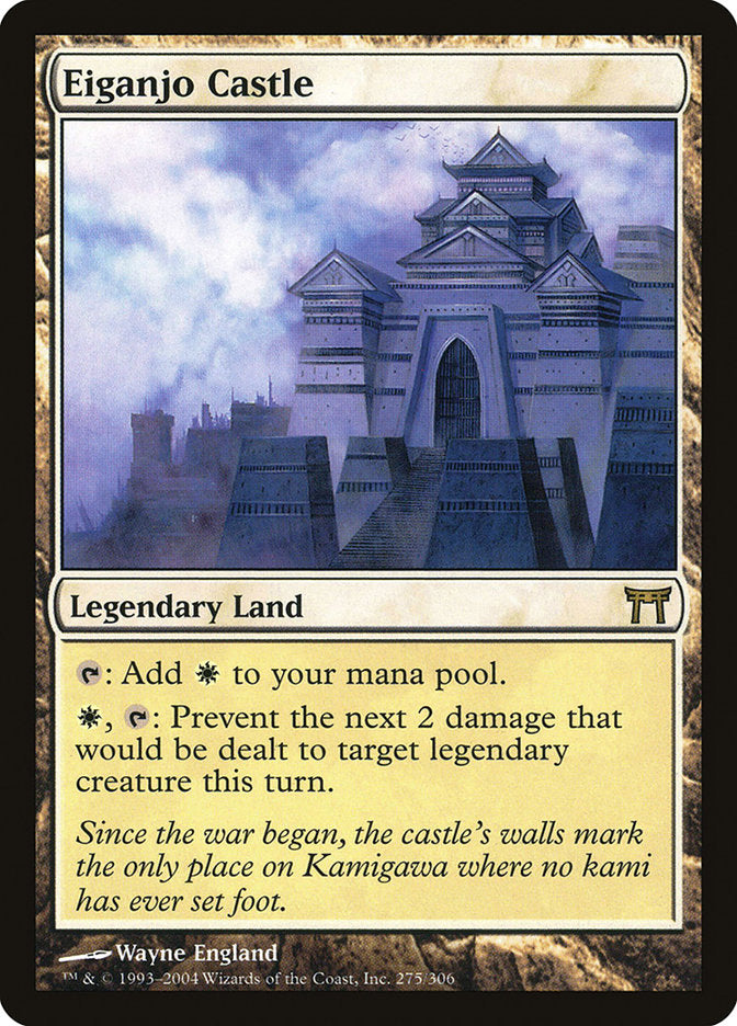 Eiganjo Castle [Champions of Kamigawa] Magic: The Gathering