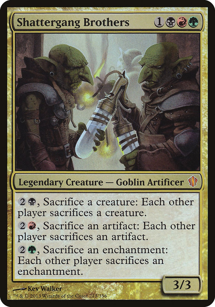 Shattergang Brothers (Oversized) [Commander 2013 Oversized] Magic: The Gathering