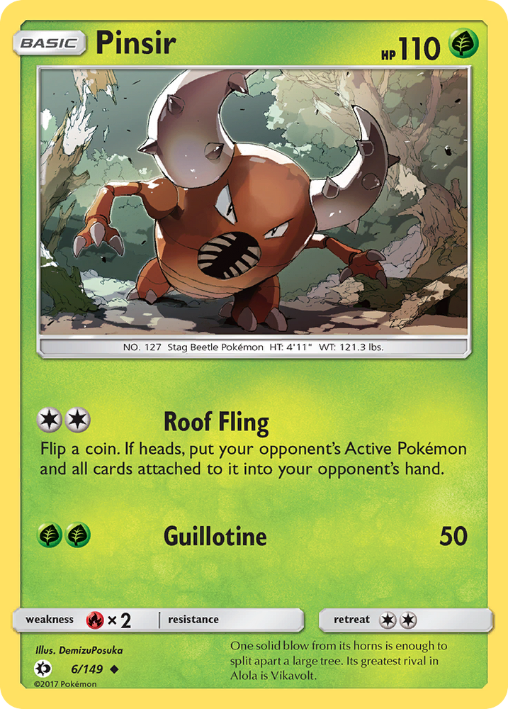 Pinsir (6/149) [Sun & Moon: Base Set] Pokémon