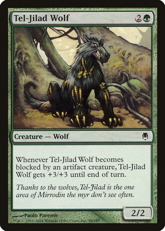 Tel-Jilad Wolf [Darksteel] Magic: The Gathering