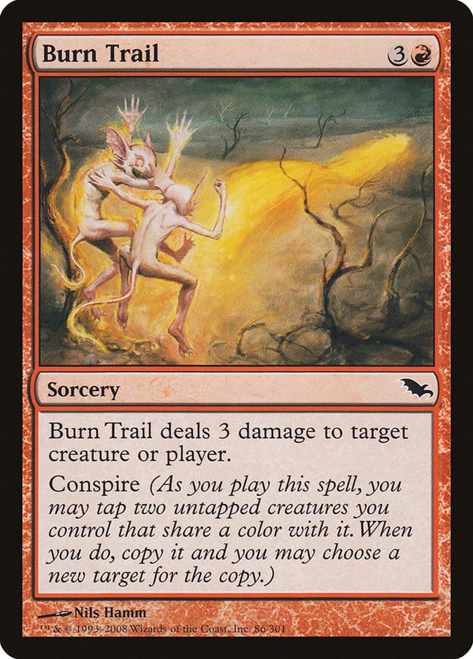 Burn Trail [Shadowmoor] Magic: The Gathering