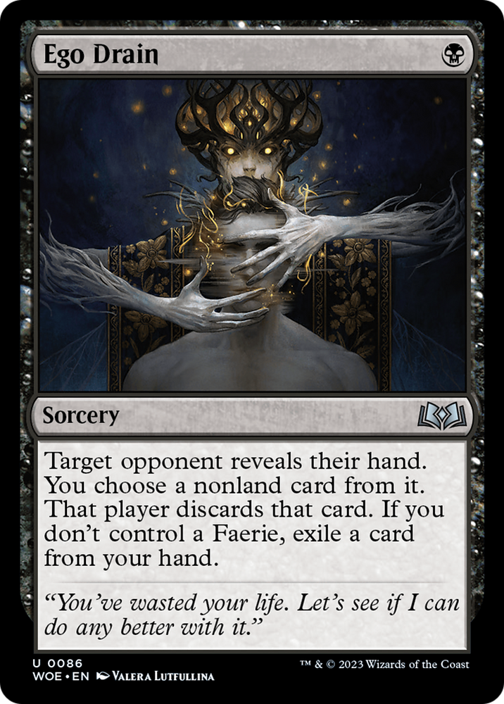Ego Drain [Wilds of Eldraine] Magic: The Gathering