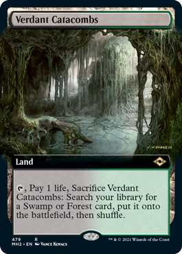 Verdant Catacombs (Extended Art) [Modern Horizons 2] Magic: The Gathering