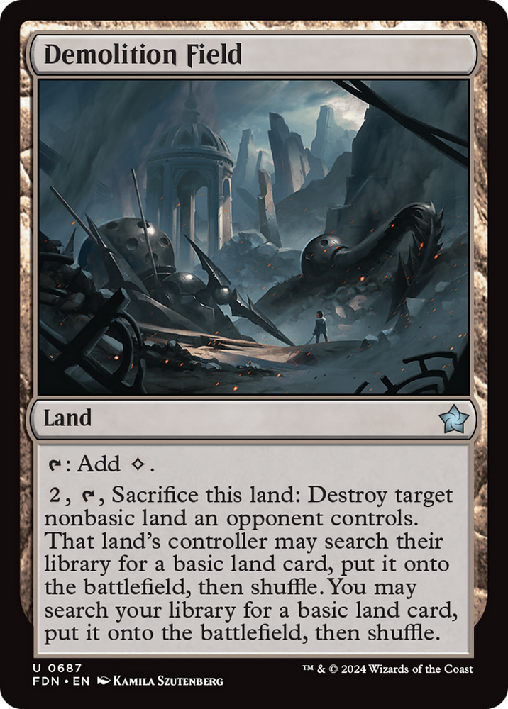 Demolition Field [Foundations] Magic: The Gathering