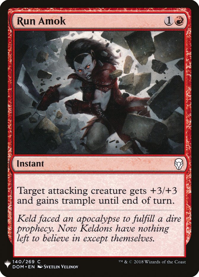 Run Amok [Mystery Booster] Magic: The Gathering
