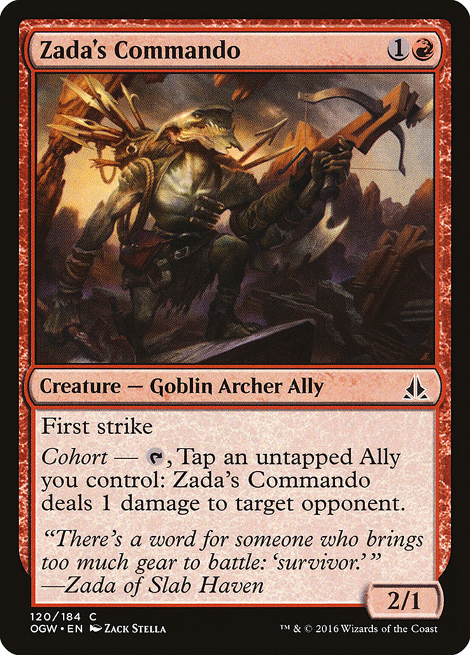 Zada's Commando [Oath of the Gatewatch] Magic: The Gathering