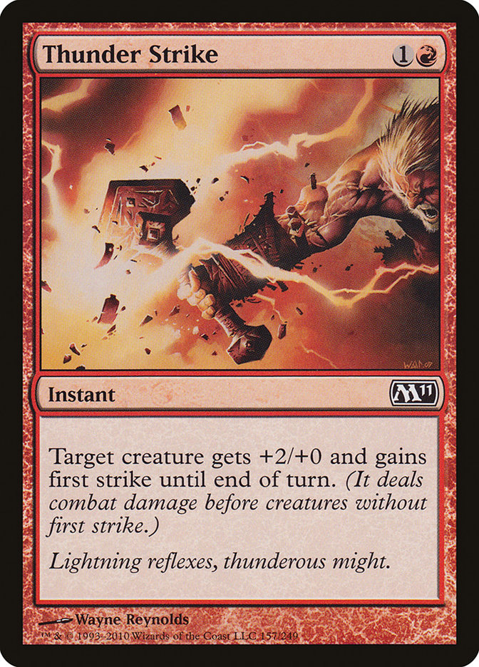 Thunder Strike [Magic 2011] Magic: The Gathering