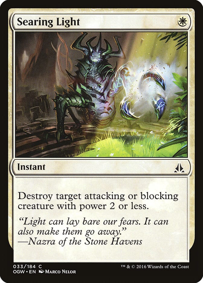 Searing Light [Oath of the Gatewatch] Magic: The Gathering