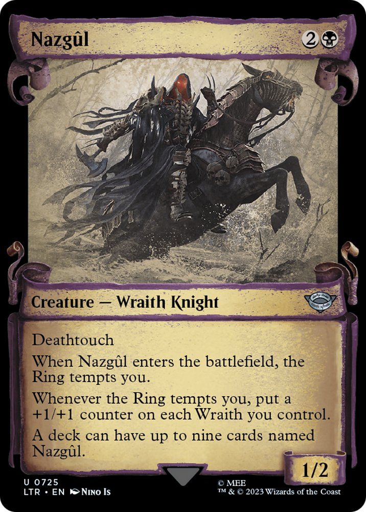 Nazgul (0725) [The Lord of the Rings: Tales of Middle-Earth Showcase Scrolls] Magic: The Gathering
