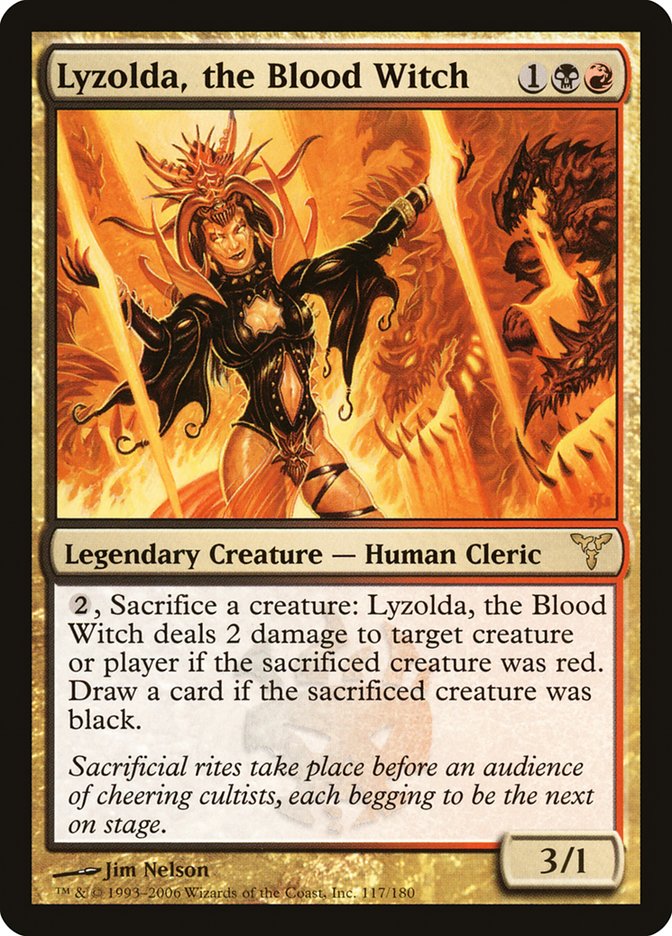 Lyzolda, the Blood Witch [Dissension] Magic: The Gathering