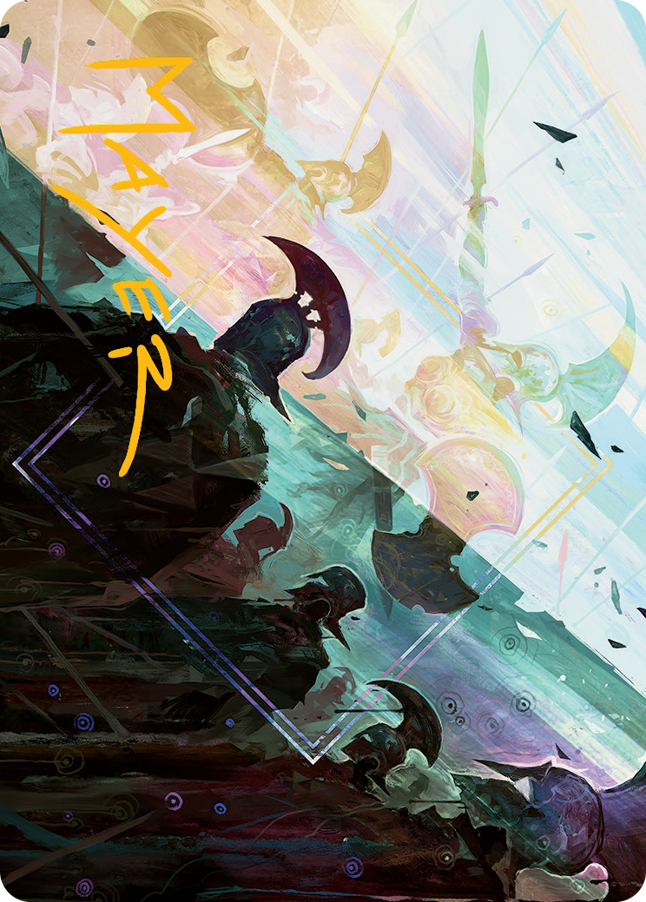 Surge of Salvation Art Card (Gold-Stamped Signature) [March of the Machine Art Series] Magic: The Gathering