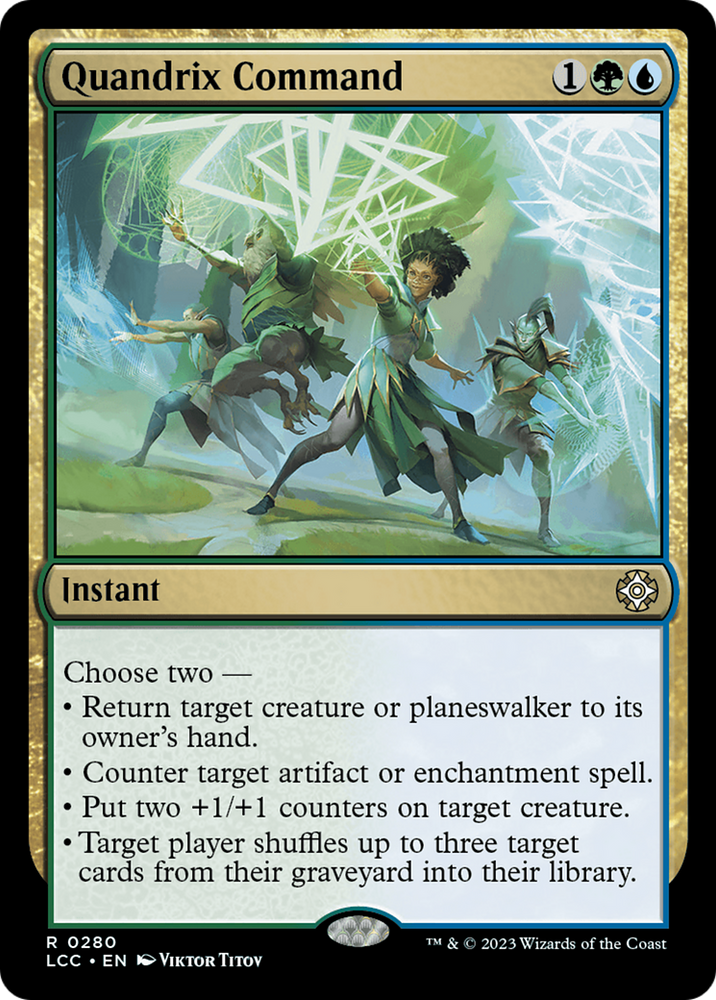 Quandrix Command [The Lost Caverns of Ixalan Commander] Magic: The Gathering